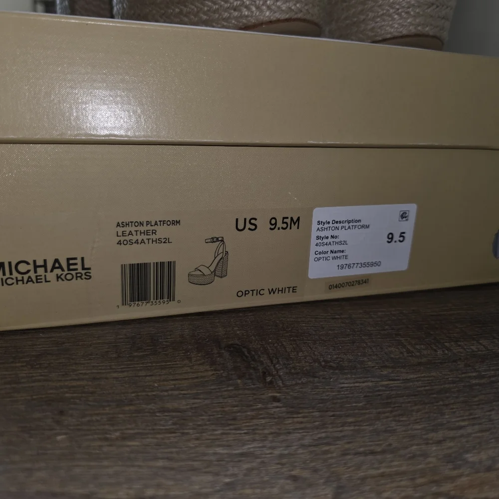 Michael Kors Ankle-Strap Espadrille Platform Sandals Wmns 9.5 NIB Coastal Preppy
